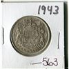 Image 1 : 50 CENT COIN (CANADA) *1943* (SILVER)