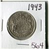 Image 1 : 50 CENT COIN (CANADA) *1943* (SILVER)