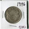 Image 1 : 50 CENT COIN (CANADA) *1946* (SILVER)