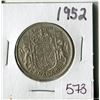 Image 1 : 50 CENT COIN (CANADA) *1952* (SILVER)
