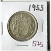 Image 1 : 50 CENT COIN (CANADA) *1955* (SILVER)