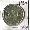 Image 1 : ONE SILVER DOLLAR (CANADA) *1960*