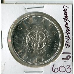 ONE SILVER DOLLAR (CANADA) *1964*