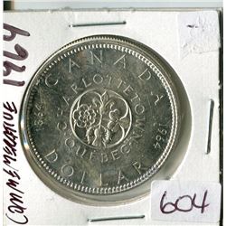 ONE SILVER DOLLAR (CANADA) *1964*