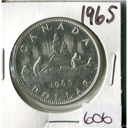 ONE SILVER DOLLAR (CANADA) *1965*