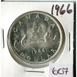 ONE SILVER DOLLAR (CANADA) *1966*