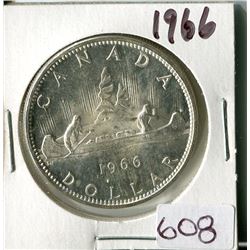 ONE SILVER DOLLAR (CANADA) *1966*