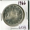 Image 1 : ONE SILVER DOLLAR (CANADA) *1966*