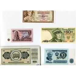 LOT OF 5 RUSSIAN BANK NOTES