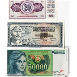 LOT OF 6 RUSSIAN BANK NOTES