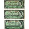 Image 1 : LOT OF 7 DOLLAR BILLS (CANADA) * 7 DIFFERENT PREFIXES; F/P, G/P, H/P, I/P, J/P, K/P, L/P* (1967)
