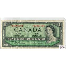 ONE DOLLAR REPLACEMENT NOTE (CANADA) *1954*