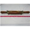 Image 1 : KNIFE AND FORK IN A CARVED WOOD HOLDER