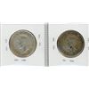 Image 2 : LOT OF 2-FIFTY CENT COINS (CANADIAN) *2 X 1945* (SILVER) *POINTED 5*