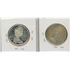 Image 2 : LOT OF 2-FIFTY CENT COINS (CANADIAN) *1965 & 1966* (SILVER)