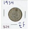 Image 1 : TWENTY FIVE CENT COIN (CANADIAN) *1934* (SILVER)