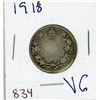 Image 1 : TWENTY FIVE CENT COIN (CANADIAN) *1918* (SILVER)