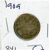 Image 1 : TWENTY FIVE CENT COIN (CANADIAN) *1909* (SILVER)
