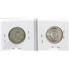 Image 2 : LOT OF 2-TWENTY FIVE CENT COINS (CANADIAN) *1937 & 1938* (SILVER)
