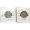 Image 2 : LOT OF 2-TWENTY FIVE CENT COINS (CANADIAN) *1939 & 1940* (SILVER)