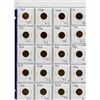 Image 1 : LOT OF 87 -ONE CENT COINS (CANADIAN) *1927 - 2012* (IN DISPLAY CASE)