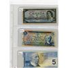 Image 1 : LOT OF 3-FIVE DOLLAR BILLS (CANADIAN) *1954, 1972 & 2002*
