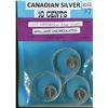 Image 1 : LOT OF 3-TEN CENT COINS (CANADIAN) *1967* (SILVER)