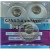 Image 2 : LOT OF 3-TEN CENT COINS (CANADIAN) *1967* (SILVER)