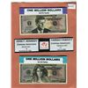 Image 1 : LOT OF 2-ONE MILLION DOLLAR BANK NOTES (US) *JOHN F. KENNEDY, FARRAH FAWCETT* (NOVELY ITEMS)