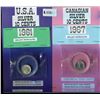 Image 1 : LOT OF 2 COINS ( US TEN CENT COIN, SILVER) *CANADIAN CENTENNIAL TEN CENT COIN, SILVER 1967*