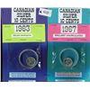 Image 1 : LOT OF 2 TEN CENT COINS (CANADIAN) *1963 & 1967*