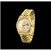 Image 3 : Rolex 18KT Yellow Gold Diamond DateJust Men's Watch