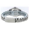 Image 7 : Rolex Ladies Stainless Steel Quickset Mother Of Pearl Diamond Lugs Jubilee Datej