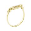 Image 4 : CZ Buckle Ring - 14KT Yellow Gold