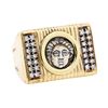 Image 1 : 0.28 ctw Diamond Ring with Inset Coin - 18KT Yellow Gold