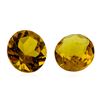Image 1 : 8.90 ctw.Natural Round Cut Citrine Quartz Parcel of Two
