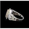 Image 3 : 14KT White Gold 1.76 ctw Diamond Ring