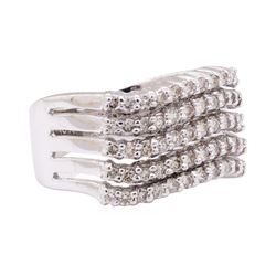 0.70 ctw Diamond Ring - 18KT White Gold