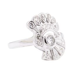 0.65 ctw Diamond Ring - 14KT White Gold