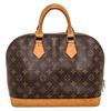 Image 1 : Louis Vuitton Monogram Canvas Leather Alma MM Handbag
