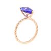 Image 4 : 2.67 ctw Tanzanite Ring - 14KT Rose Gold