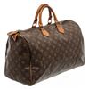 Image 2 : Louis Vuitton Monogram Canvas Leather Speedy 40 cm Bag