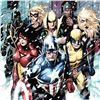 Image 2 : "Free Comic Book Day 2009 Avengers #1" Limited Edition Giclee on Canvas by Jim Cheung and Marvel Com