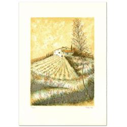Pierre Mas, "Farm" Limited Edition Lithograph, Numbered and Hand Signed.