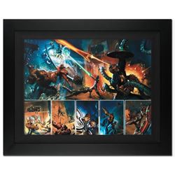 "Secret War #4" Limited Edition Giclee on Canvas by Gabriele Dell'Otto and Marvel Comics. Numbered O