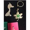 Image 3 : Lot of Sterling Silver Jewelry and 14k gold plated pendants