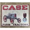Image 1 : Case Farm Tractors Tin Sign. Reproduction 16 x 12.5