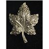 Image 2 : Vintage Sterling Silver + Macasite Mapleleaf Brooch