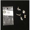 Image 1 : 5 Vintage Sterling Silver Charms