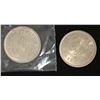 Image 2 : 2 1960 Hong Kong Dollar Coins